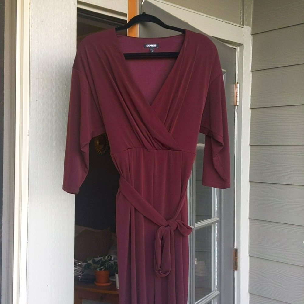 Red wine Express jumpsuit